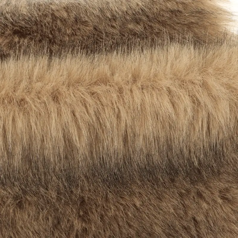 China Fabric for Overcoat,Skirt ,Waist coat Fake Fur Knit Fabric Polyester Brown color buy from China wholesaler bulk order at wholesale price free worldwide shipping Alibaba