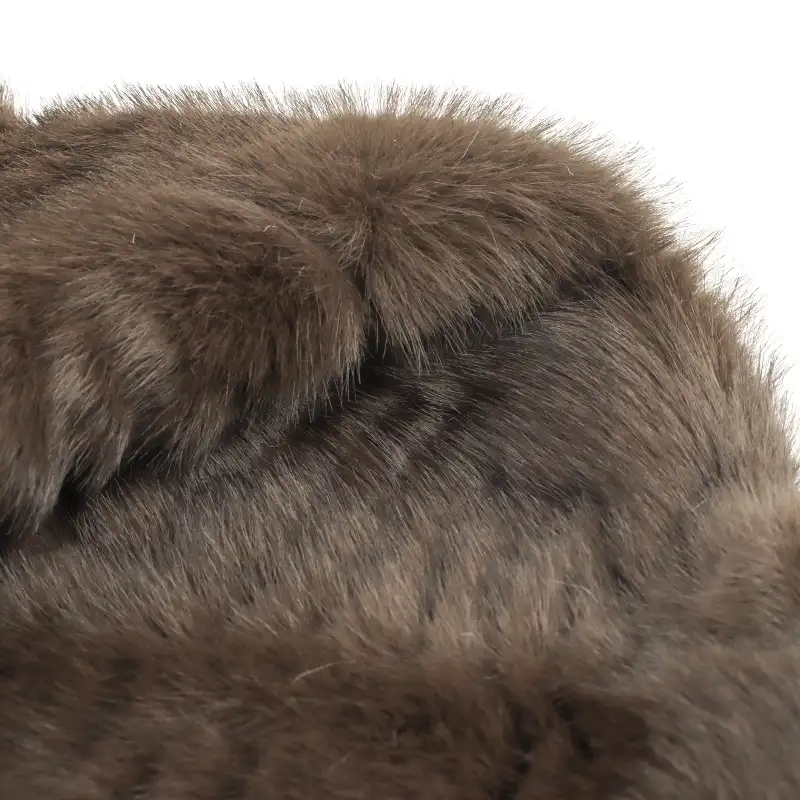 China Fabric for Overcoat,Skirt ,Sweatshirt Fake Fur Knit Fabric Polyester Brown color buy from China wholesaler bulk order at wholesale price free worldwide shipping Alibaba