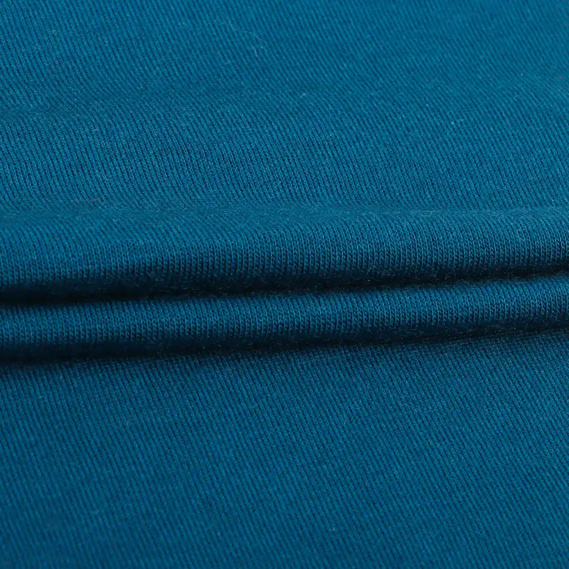 China Fabric for T-Shirt,Polo Shirt Single Jersey Knit Fabric Tencel Wool BLUE color buy from China wholesaler bulk order at wholesale price free worldwide shipping Alibaba