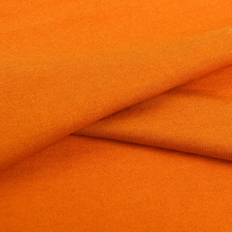 China Fabric for T-Shirt,Polo Shirt,Tank Top Single Jersey Knit Fabric Wool Tencel orange color buy from China wholesaler bulk order at wholesale price free worldwide shipping Alibaba