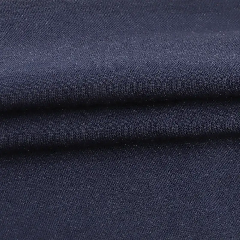 China Fabric for Hoodie Fleece Knit Fabric Wool Polyester Graphene Elastane blue color buy from China wholesaler bulk order at wholesale price free worldwide shipping Alibaba