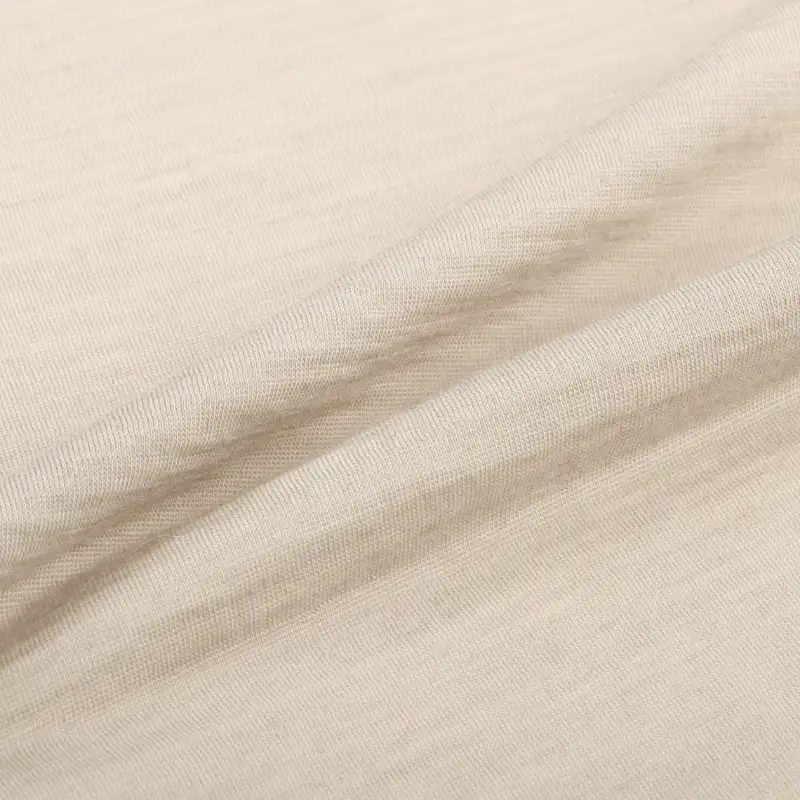 China Fabric for T-Shirt,Polo Shirt,Tank Top Single Jersey Knit Fabric Wool Tencel khaki color buy from China wholesaler bulk order at wholesale price free worldwide shipping Alibaba