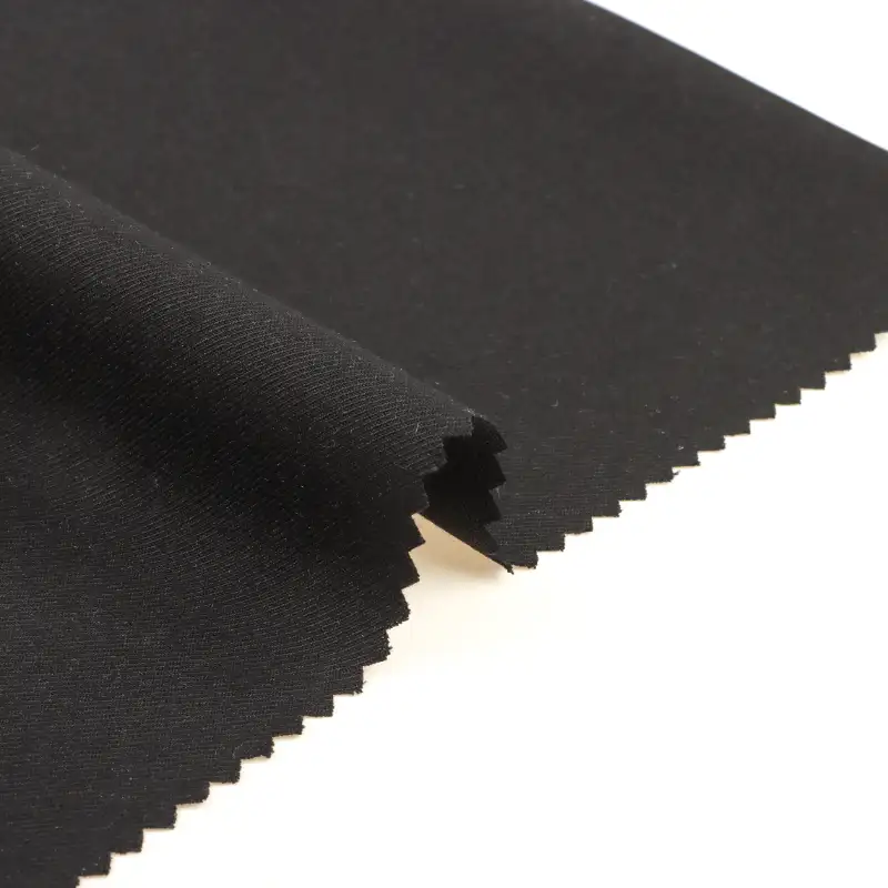 China Fabric for Pants,Blazer,Uniform,Skirt  Polyester/Rayon Twill Woven Blended Fabric Polyester Rayon BLACK color buy from China wholesaler bulk order at wholesale price free worldwide shipping Alibaba