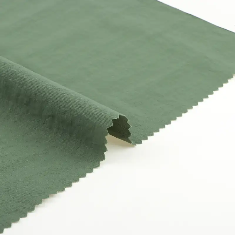 China Fabric for Skirt,Jogger,Light Jacket Nylon Crepe Synthetic Woven Fabric Nylon Green color buy from China wholesaler bulk order at wholesale price free worldwide shipping Alibaba
