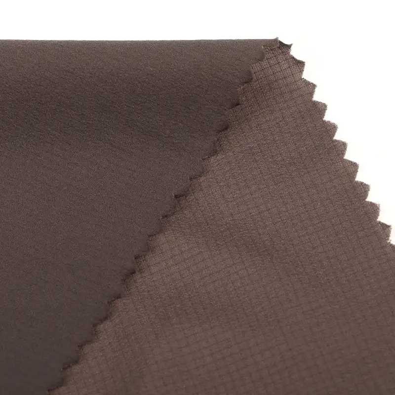 China Fabric for Pants,Hoodie,Skirt ,Tracksuits Nylon Taffeta Synthetic Woven Fabric Nylon Coffee color buy from China wholesaler bulk order at wholesale price free worldwide shipping Alibaba