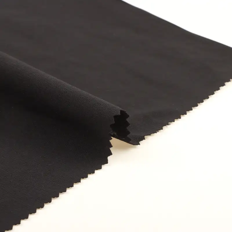 China Fabric for Pants,Jackets Four Stretch Nylon Woven Fabric Synthetic Woven Fabric Polyamide Elastane BLACK color buy from China wholesaler bulk order at wholesale price free worldwide shipping Alibaba