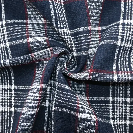 India Fabric for Shirt Cotton Dobby Natural Woven Fabric COTTON Check color buy from India wholesaler bulk order at wholesale price free worldwide shipping Alibaba