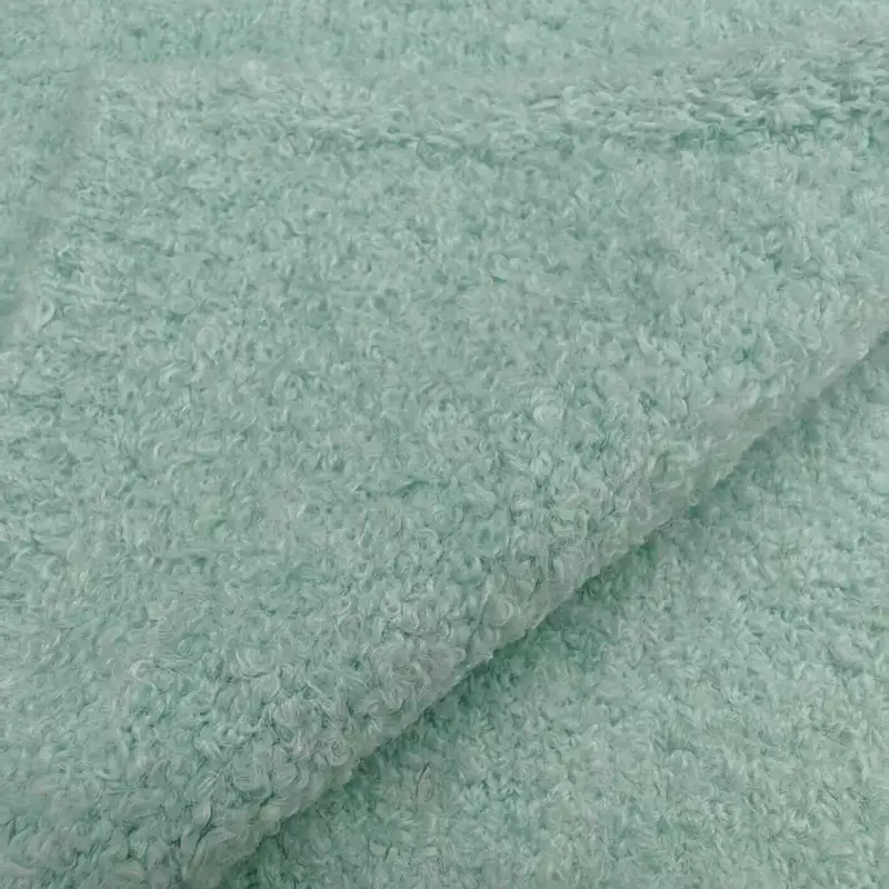 China Yarn for Hoodie,Overcoat,Ladies Vest (Sweater),Open Cardigan (Sweater) Boucle Yarn Fancy Yarn Wool Recycled Polyester Elastane 薄荷绿 color buy from China wholesaler bulk order at wholesale price free worldwide shipping Alibaba