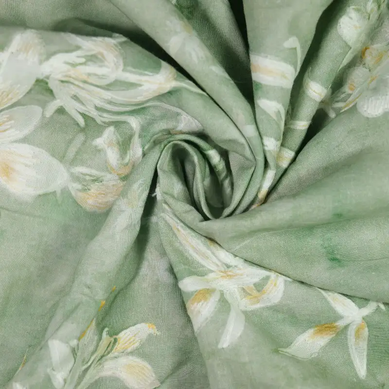 China Fabric for Blouse,Skirt,Backless Beach Dress,Strap Midi Dress Tencel-nylon Interwoven Fabric Woven Blended Fabric Nylon Tencel green color buy from China wholesaler bulk order at wholesale price free worldwide shipping Alibaba