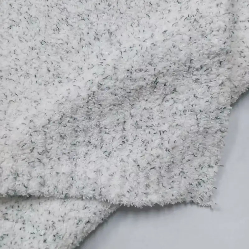 China Yarn  Teddy Yarn Fancy Yarn Polyester 黑白 color buy from China wholesaler bulk order at wholesale price free worldwide shipping Alibaba