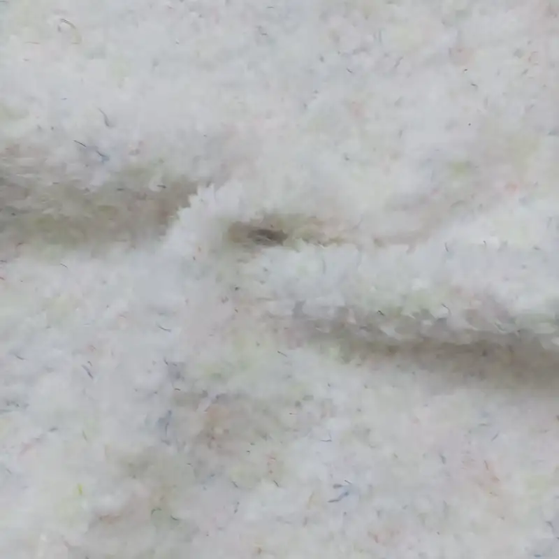 China Yarn  Teddy Yarn Fancy Yarn Polyester 白橘紫 color buy from China wholesaler bulk order at wholesale price free worldwide shipping Alibaba