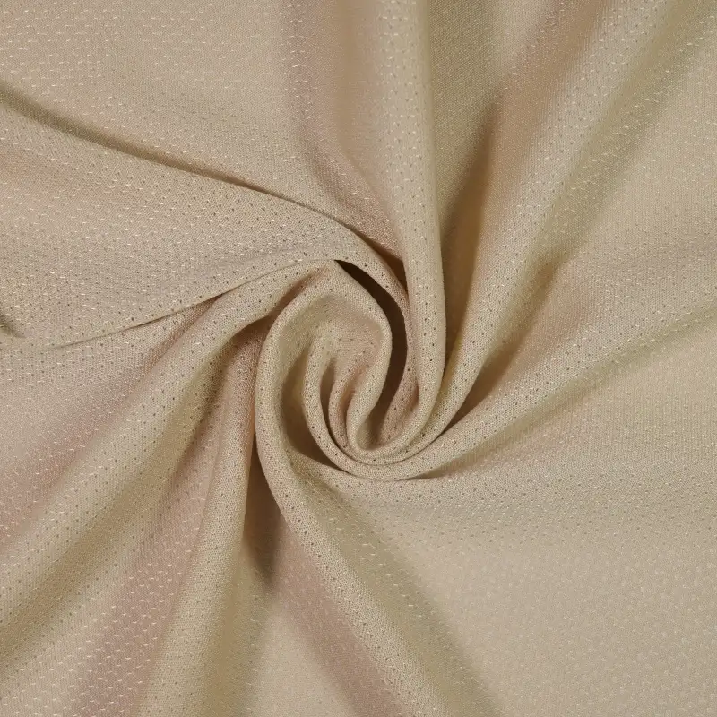 China Fabric for Strap Midi Dress Mesh Knit Fabric Polyester Flesh color buy from China wholesaler bulk order at wholesale price free worldwide shipping Alibaba