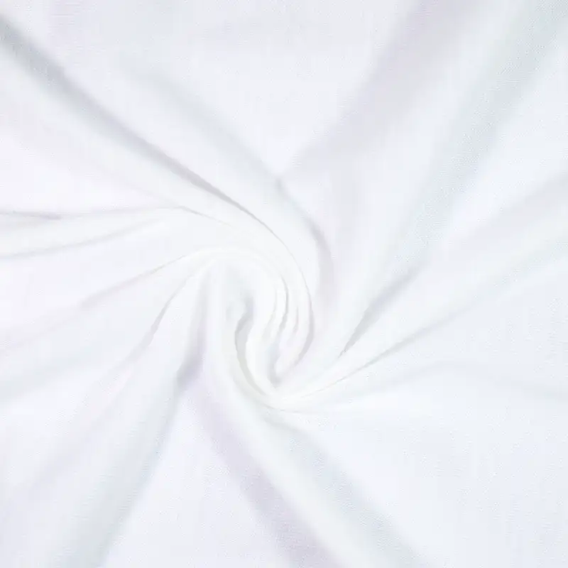 China Fabric for T-Shirt Single Jersey Knit Fabric Polyester white color buy from China wholesaler bulk order at wholesale price free worldwide shipping Alibaba