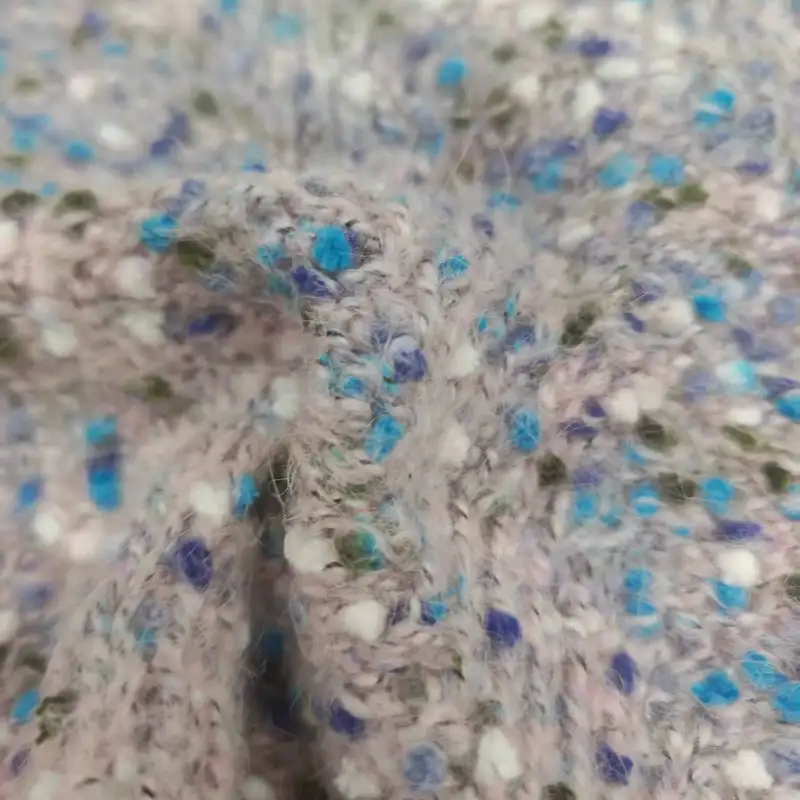 China Yarn for Crop Top,Hoodie,Open Cardigan (Sweater),Half-Zipper Cardigan (Sweater),Crop Top Pullover (Sweater) Mossy Yarn Fancy Yarn Polyester Acrylic Wool space dye color buy from China wholesaler bulk order at wholesale price free worldwide shipping Alibaba