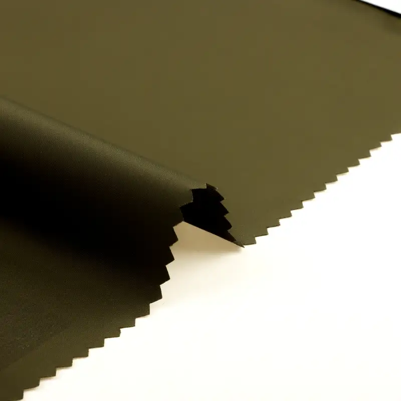 China Fabric for Jackets,Trench Coat Polyester Imitation Memory Fabric Synthetic Woven Fabric Polyester green color buy from China wholesaler bulk order at wholesale price free worldwide shipping Alibaba