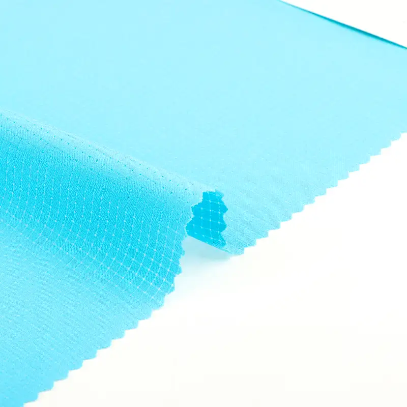 China Fabric for Shirt,Jackets Four Stretch Polyester Woven Fabric Synthetic Woven Fabric Polyester Elastane blue color buy from China wholesaler bulk order at wholesale price free worldwide shipping Alibaba