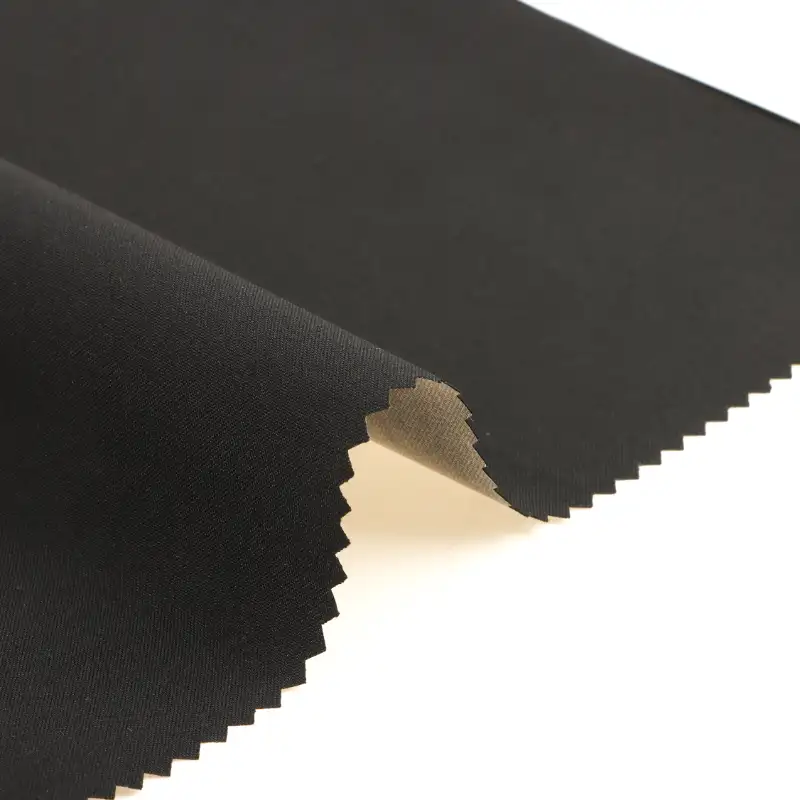 China Fabric for Jackets,Trench Coat,Padded Jacket Polyester Pongee Synthetic Woven Fabric Polyester BLACK color buy from China wholesaler bulk order at wholesale price free worldwide shipping Alibaba