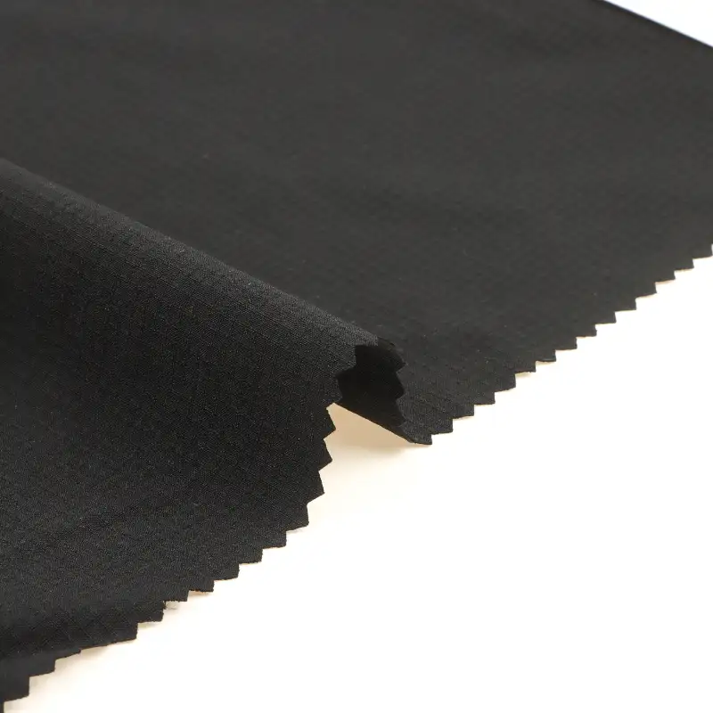 China Fabric for Pants,Jackets Four Stretch Polyester Woven Fabric Synthetic Woven Fabric Polyester Elastane BLACK color buy from China wholesaler bulk order at wholesale price free worldwide shipping Alibaba
