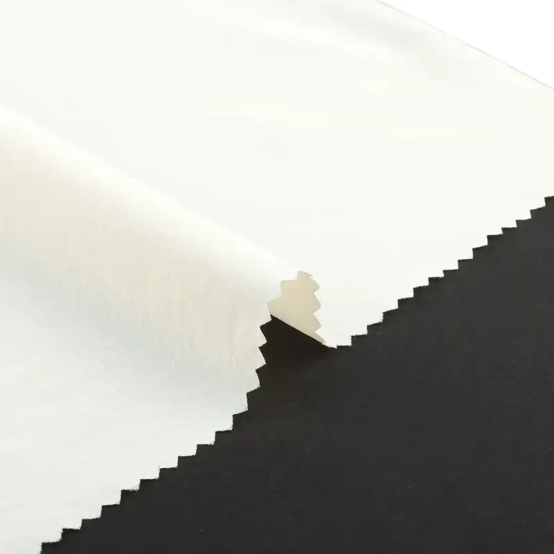 China Fabric for Hoodie,Trench Coat,Tracksuits,Hooded Waterproof Coat Nylon Taffeta Synthetic Woven Fabric Nylon cream color buy from China wholesaler bulk order at wholesale price free worldwide shipping Alibaba