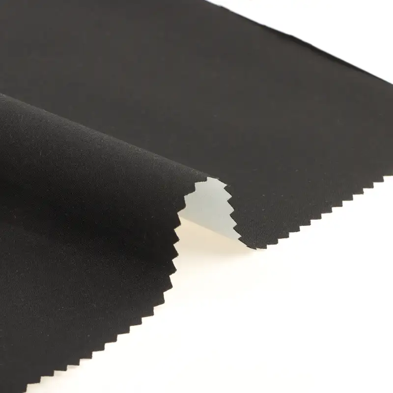 China Fabric for Jackets,Trench Coat,Rain Coat Polyester Pongee Synthetic Woven Fabric Nylon black color buy from China wholesaler bulk order at wholesale price free worldwide shipping Alibaba