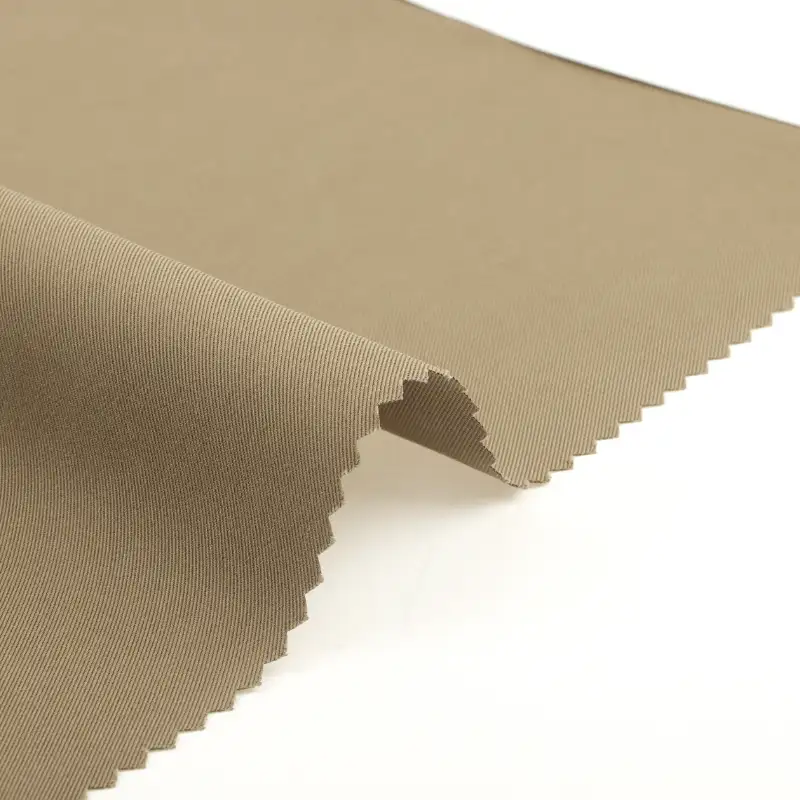 China Fabric for Pants,Jackets,Trench Coat TC Twill Woven Blended Fabric Cotton Polyester KHAKI color buy from China wholesaler bulk order at wholesale price free worldwide shipping Alibaba