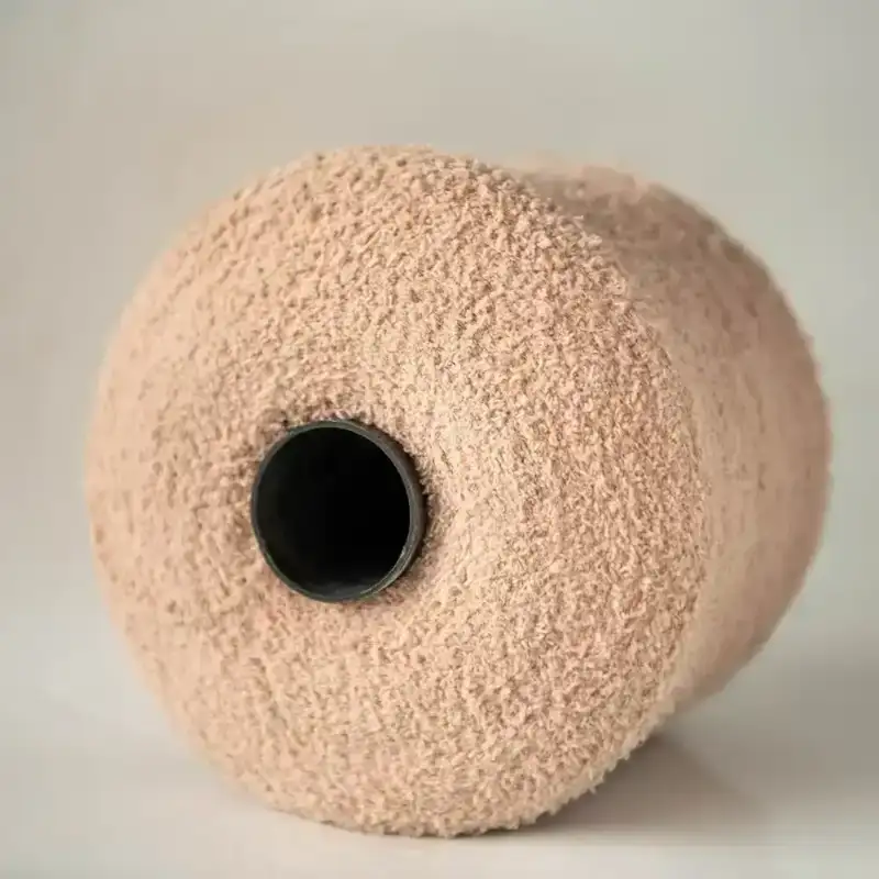 China Yarn for Crop Top,Pajamas,Open Cardigan (Sweater),Crew Neck Pullover (Sweater),Crop Top Pullover (Sweater) Teddy Yarn Fancy Yarn Polyester white color buy from China wholesaler bulk order at wholesale price free worldwide shipping Alibaba