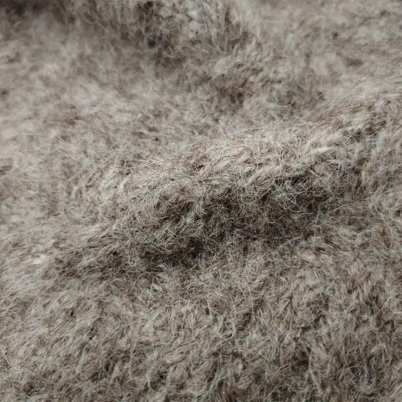 China Yarn for Open Cardigan (Sweater),Knitted Jacket (Sweater),Round Neck Pullover (Sweater),Crew Neck Pullover (Sweater),Crop Top Pullover (Sweater) Mossy Yarn Fancy Yarn Recycled Polyester Wool Nylon Polyester Elastane 中咖 color buy from China wholesaler bulk order at wholesale price free worldwide shipping Alibaba