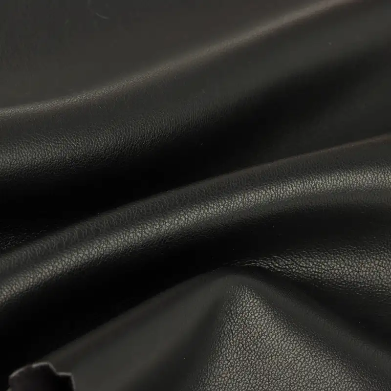 China Fabric for Jackets,Blazer,Trench Coat,Skirt  Bonded fabric Bonded fabric Polyurethane----PU Black color buy from China wholesaler bulk order at wholesale price free worldwide shipping Alibaba
