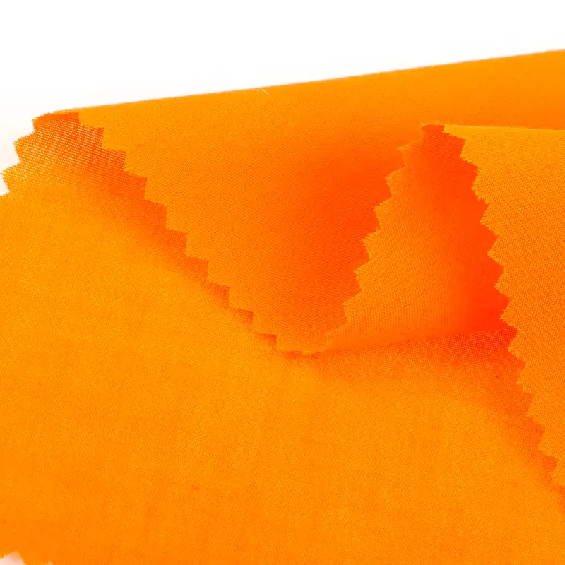 China Fabric for Skirt,Skirt ,Loungewear,Interlining Poplin Woven Blended Fabric Polyester Cotton orange color buy from China wholesaler bulk order at wholesale price free worldwide shipping Alibaba
