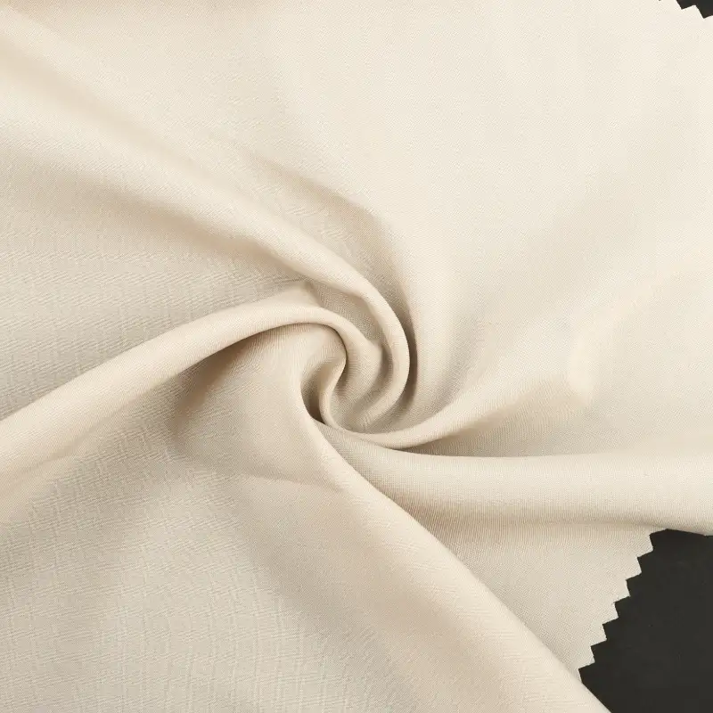China Fabric for Skirt,Trench Coat,Skirt  Polyester Pongee Synthetic Woven Fabric Polyester Beige color buy from China wholesaler bulk order at wholesale price free worldwide shipping Alibaba