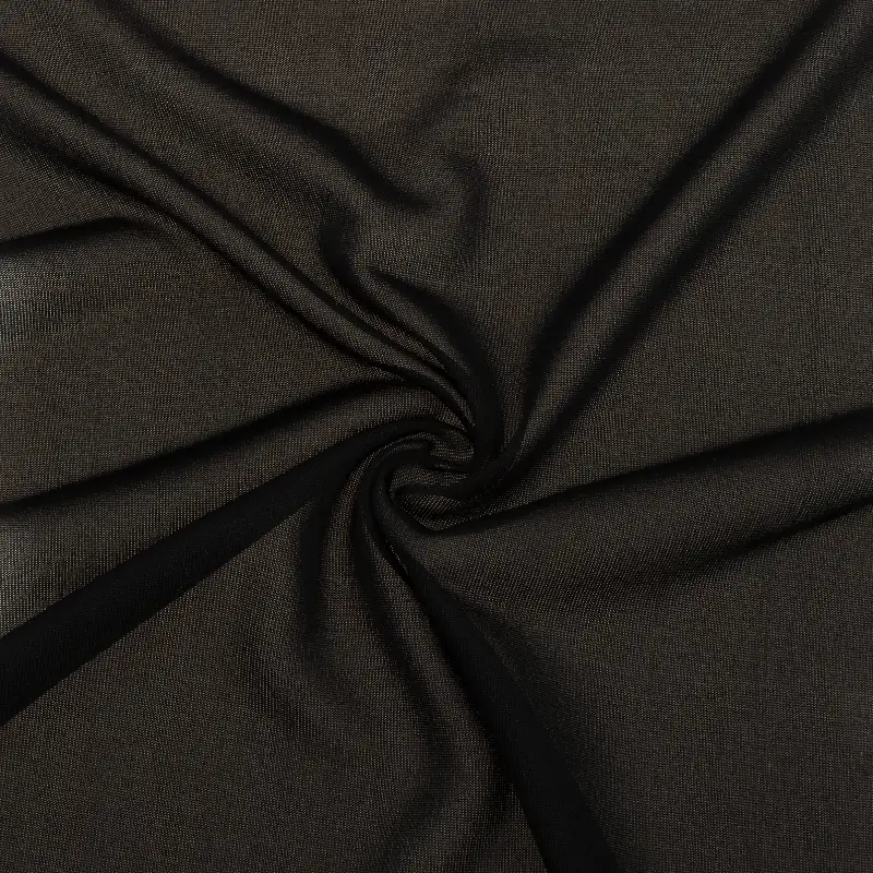 China Fabric for T-Shirt,Polo Shirt,Skirt ,Loungewear Single Jersey Knit Fabric Polyester black color buy from China wholesaler bulk order at wholesale price free worldwide shipping Alibaba