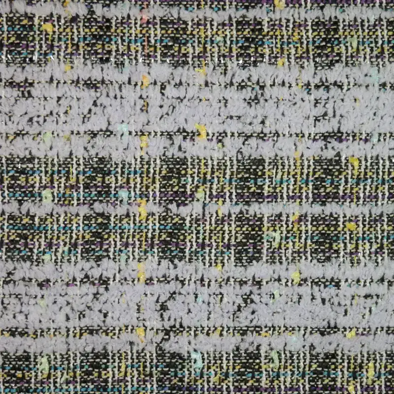 China Fabric for Skirt,Suit,Dresses (Cardigan Button)  Chanel-Style Fabric Woolen Polyester Black color buy from China wholesaler bulk order at wholesale price free worldwide shipping Alibaba