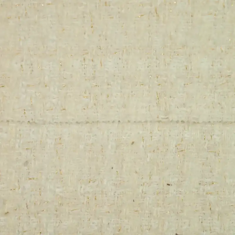 China Fabric for Skirt,Suit,Uniform Chanel-Style Fabric Woolen Lurex Wool Beige color buy from China wholesaler bulk order at wholesale price free worldwide shipping Alibaba