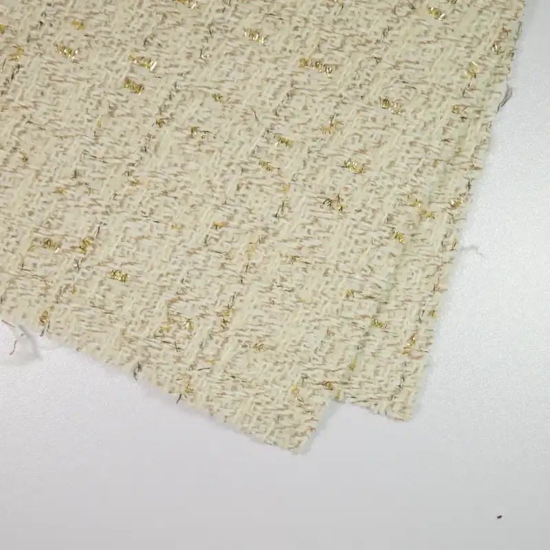 China Fabric for Skirt,Suit Chanel-Style Fabric Woolen Wool Polyester Beige color buy from China wholesaler bulk order at wholesale price free worldwide shipping Alibaba