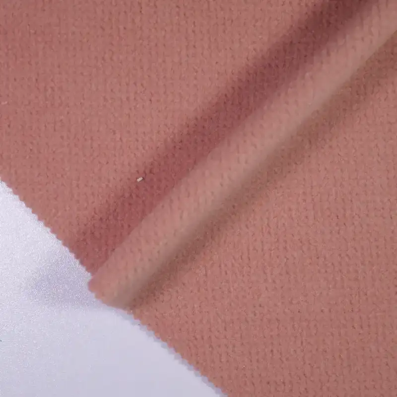 China Fabric for Hoodie,Pajamas,Open Cardigan ,Collar Short Jacket Jacquard Knit Fabric Polyester Cherry pink color buy from China wholesaler bulk order at wholesale price free worldwide shipping Alibaba