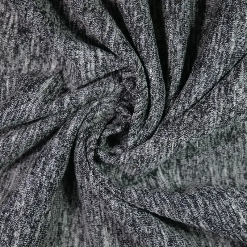 China Fabric for Jackets,Trench Coat,Sweatshirt Four-way Stretch (Bi-Stretch) Knit Fabric Rayon Spandex Polyester grey color buy from China wholesaler bulk order at wholesale price free worldwide shipping Alibaba