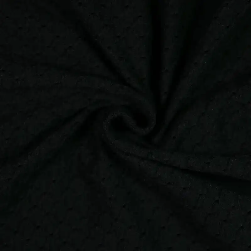 China Fabric for T-Shirt,Skirt ,Tank Midi Dress Jacquard Knit Fabric Cotton Spandex Polyester black color buy from China wholesaler bulk order at wholesale price free worldwide shipping Alibaba