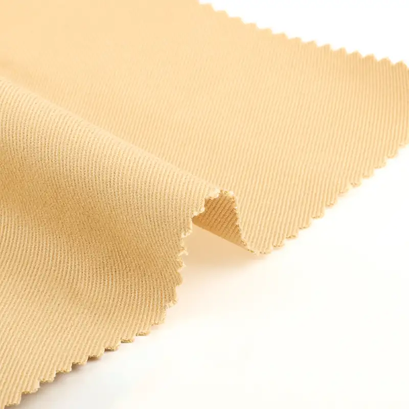 China Fabric for Pants,Jackets Cotton Twill Natural Woven Fabric Cotton Elastane yellow color buy from China wholesaler bulk order at wholesale price free worldwide shipping Alibaba