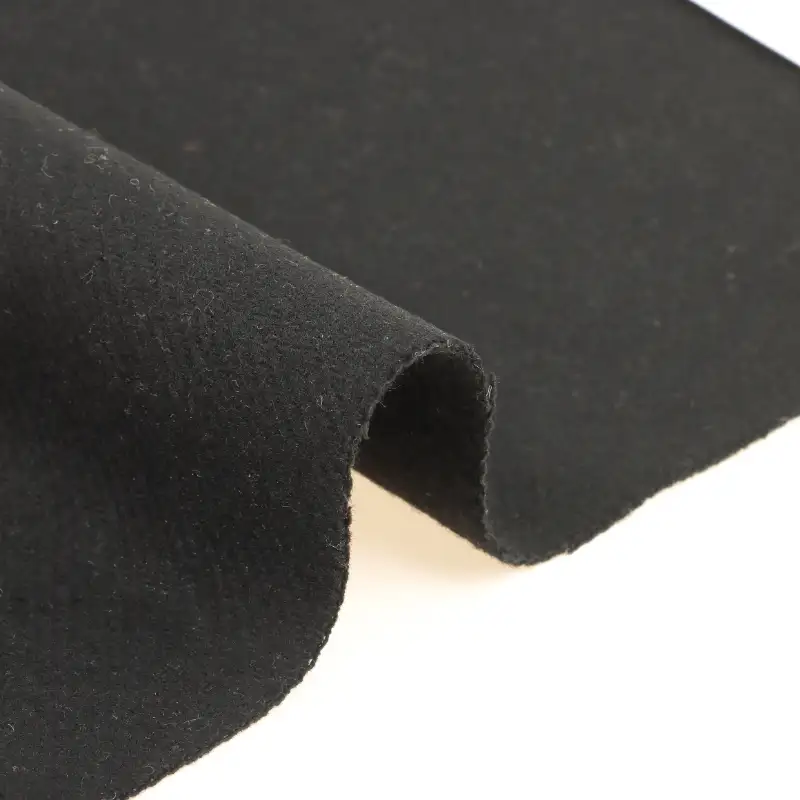China Fabric for Overcoat,Suit,Skirt ,Waist coat Melton Woolen Polyester Wool Other black color buy from China wholesaler bulk order at wholesale price free worldwide shipping Alibaba