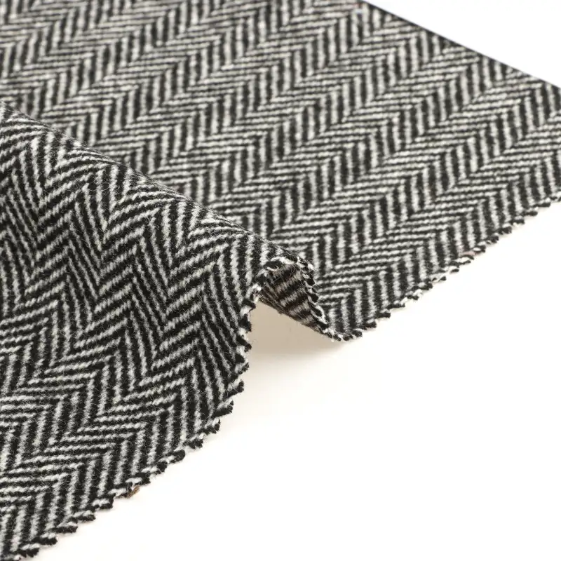 China Fabric for Jackets,Skirt,Trench Coat,Overcoat,Waist coat Woolen Herringbone Woolen Polyester Wool Other coffee color buy from China wholesaler bulk order at wholesale price free worldwide shipping Alibaba