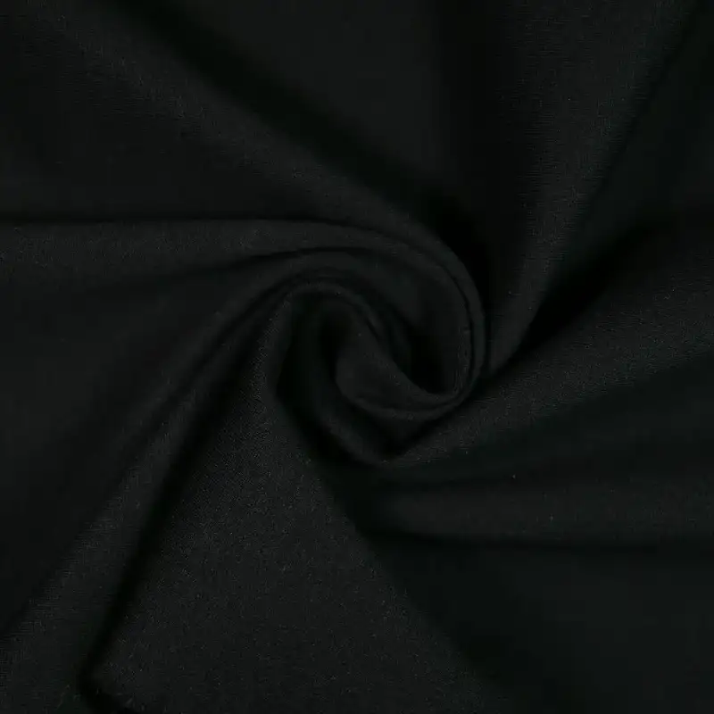 China Fabric for T-Shirt,Strap Midi Dress,Tank Wrap Midi Dress Ponte Roma Knit Fabric Viscose Polyamide Spandex black color buy from China wholesaler bulk order at wholesale price free worldwide shipping Alibaba