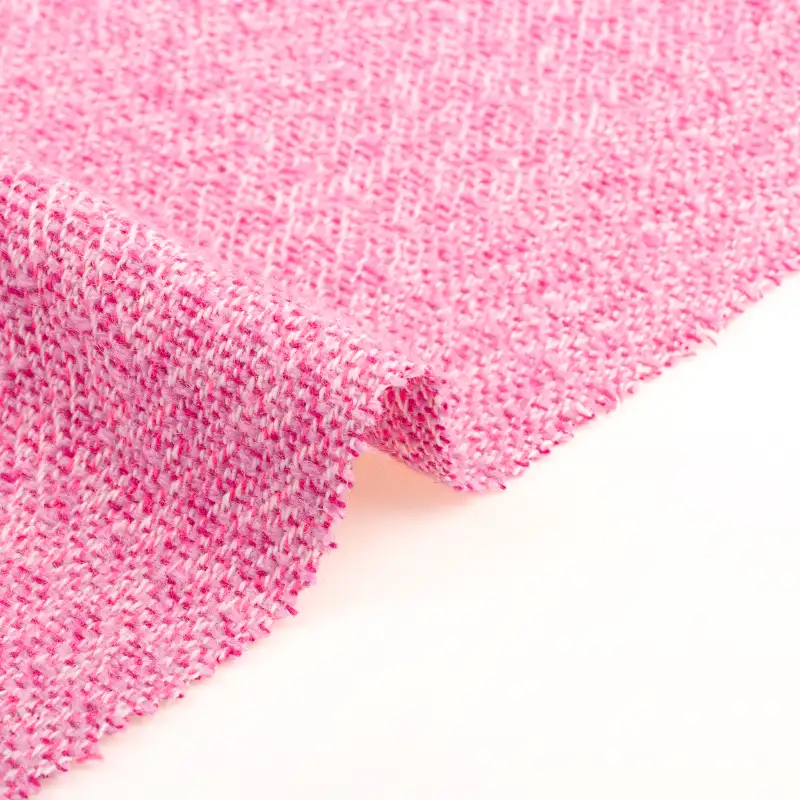China Fabric for Pants,Blazer,Overcoat,Skirt  Woolen Tweed Woolen Wool Other pink color buy from China wholesaler bulk order at wholesale price free worldwide shipping Alibaba