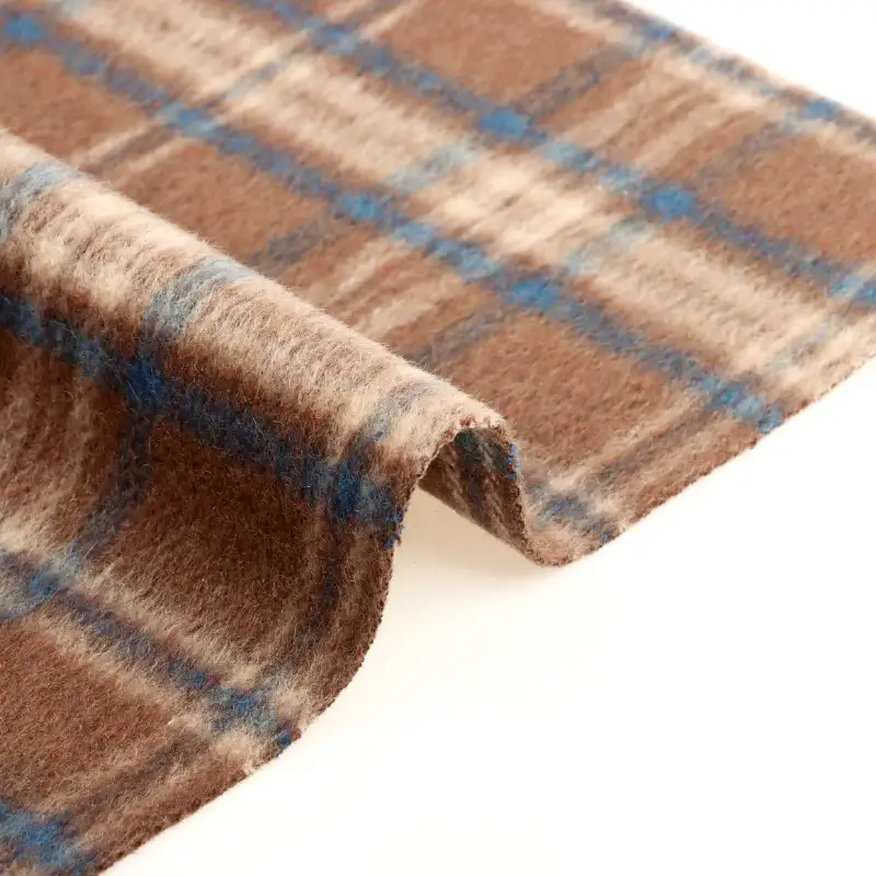 China Fabric for Pants,Blazer,Overcoat,Skirt  Woolen Overcoat Woolen Wool Other check color buy from China wholesaler bulk order at wholesale price free worldwide shipping Alibaba