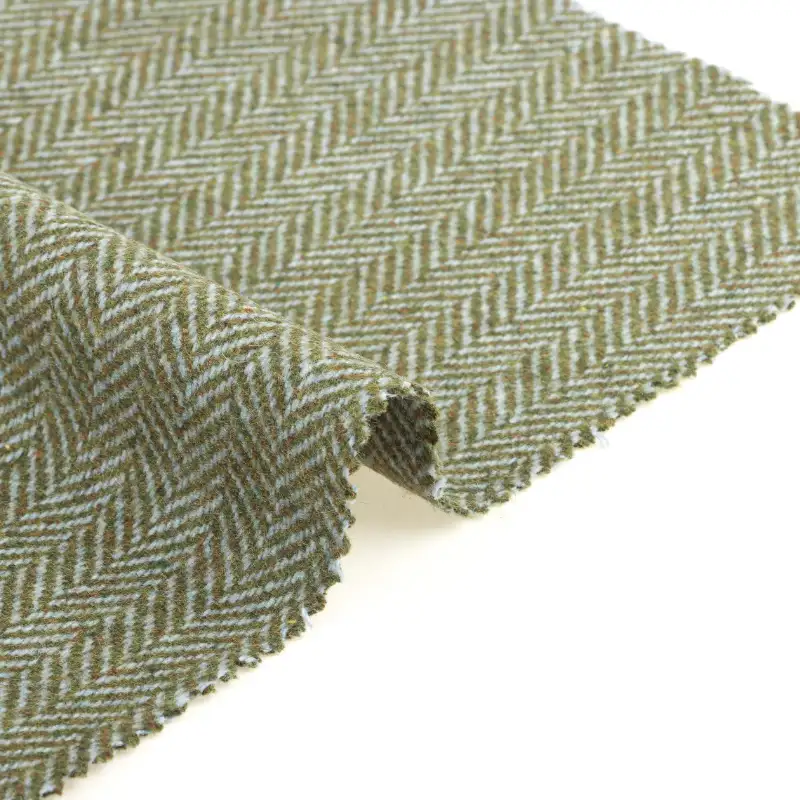 China Fabric for Jackets,Skirt,Trench Coat,Overcoat,Waist coat Woolen Herringbone Woolen Polyester Wool Other coffee color buy from China wholesaler bulk order at wholesale price free worldwide shipping Alibaba