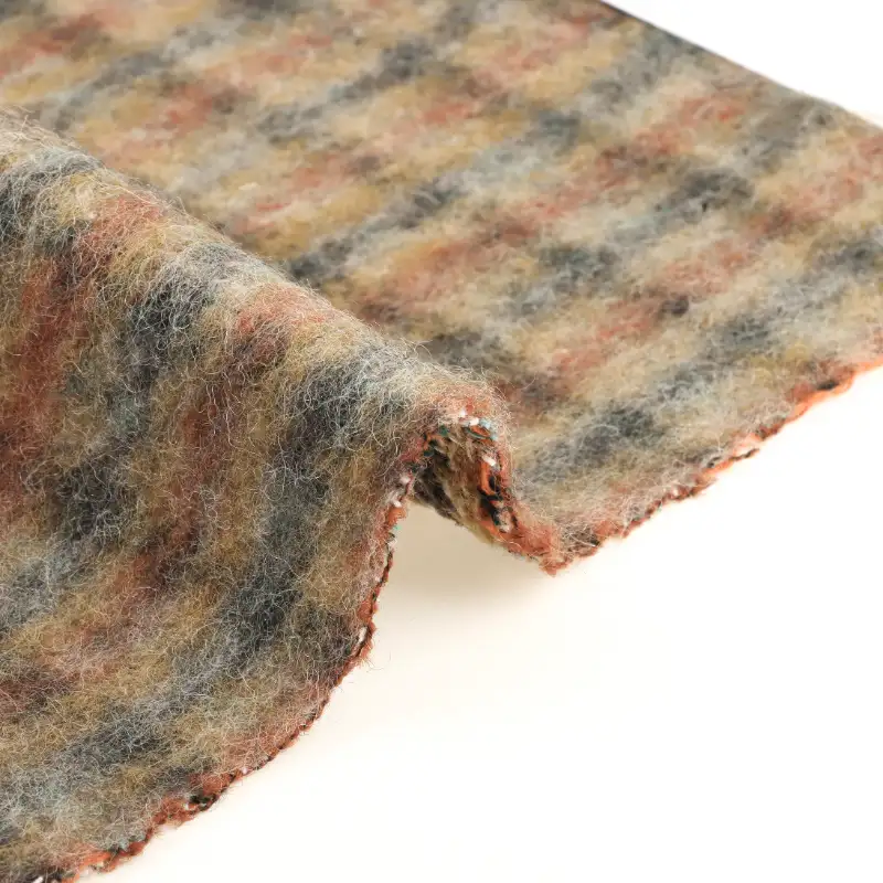 China Fabric for Overcoat,Skirt ,Sweatshirt Woolen Overcoat Woolen Other Wool check color buy from China wholesaler bulk order at wholesale price free worldwide shipping Alibaba