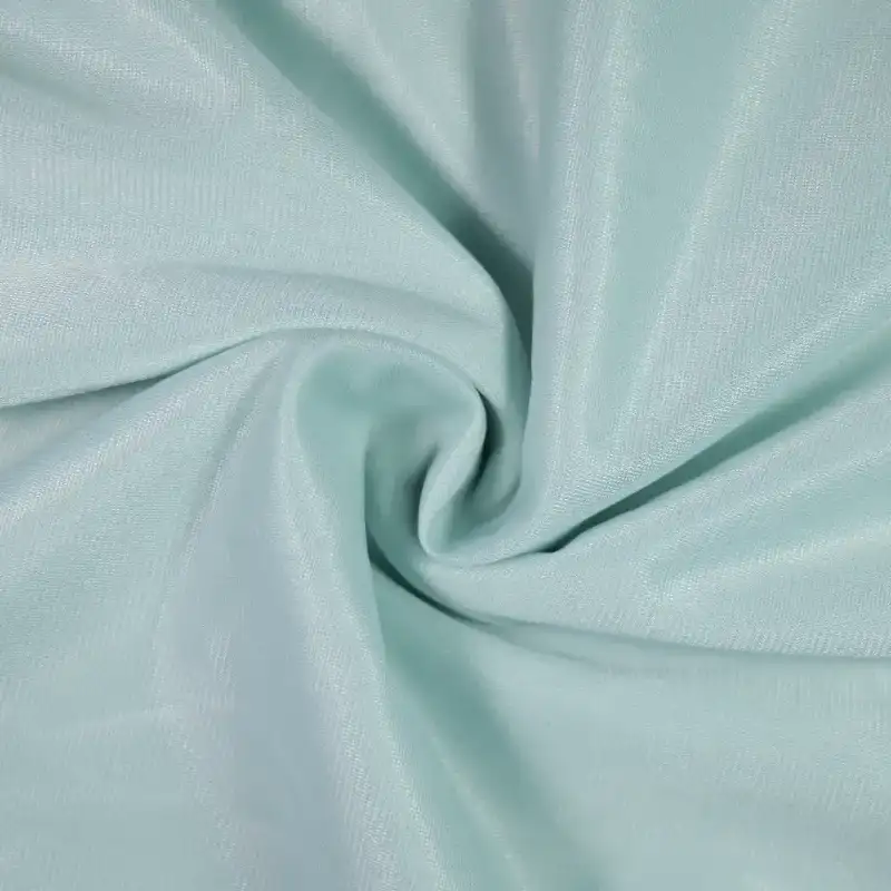 China Fabric for Interlining Tricot Knit Fabric Polyester LightGreen color buy from China wholesaler bulk order at wholesale price free worldwide shipping Alibaba