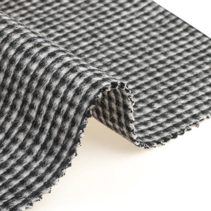 China Fabric for Overcoat,Suit,Skirt  Woolen Overcoat Woolen Wool Other Black-White color buy from China wholesaler bulk order at wholesale price free worldwide shipping Alibaba