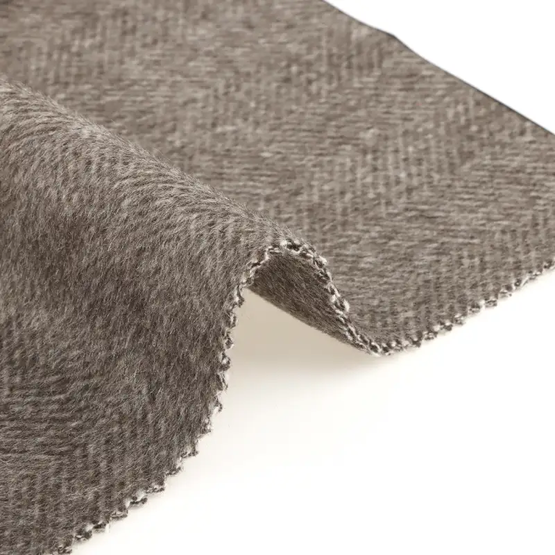 China Fabric for Jackets,Overcoat,Suit,Skirt  Woolen Twill Woolen Wool Other Brown color buy from China wholesaler bulk order at wholesale price free worldwide shipping Alibaba