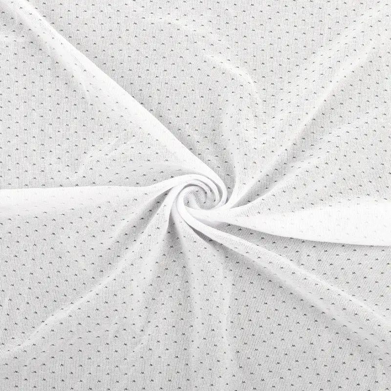 China Fabric for T-Shirt,Polo Shirt,Yoga Clothes,Tracksuits Mesh Knit Fabric Polyester Spandex white color buy from China wholesaler bulk order at wholesale price free worldwide shipping Alibaba