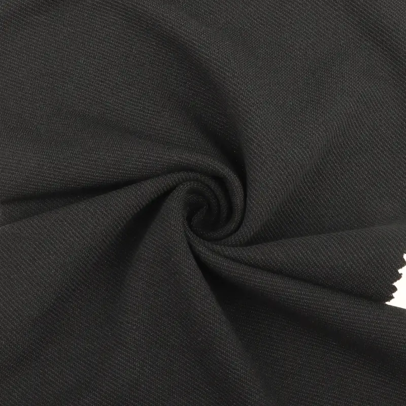 China Fabric for T-Shirt,Leggings,Sweatshirt,Tracksuits Ponte Roma Knit Fabric Cotton Polyester Spandex black color buy from China wholesaler bulk order at wholesale price free worldwide shipping Alibaba